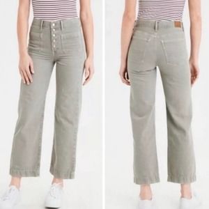 American Eagle Wide Leg Crop Pant Jeans